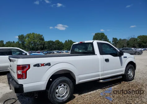 2018 Ford F150 из США, поврежденный, VIN 1FTMF1EB2JKC12727